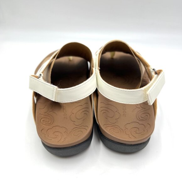 Rockport Womens‎ Size 8 Ridge Sling White Vegan Leather Sandals Shoes - Picture 7 of 12